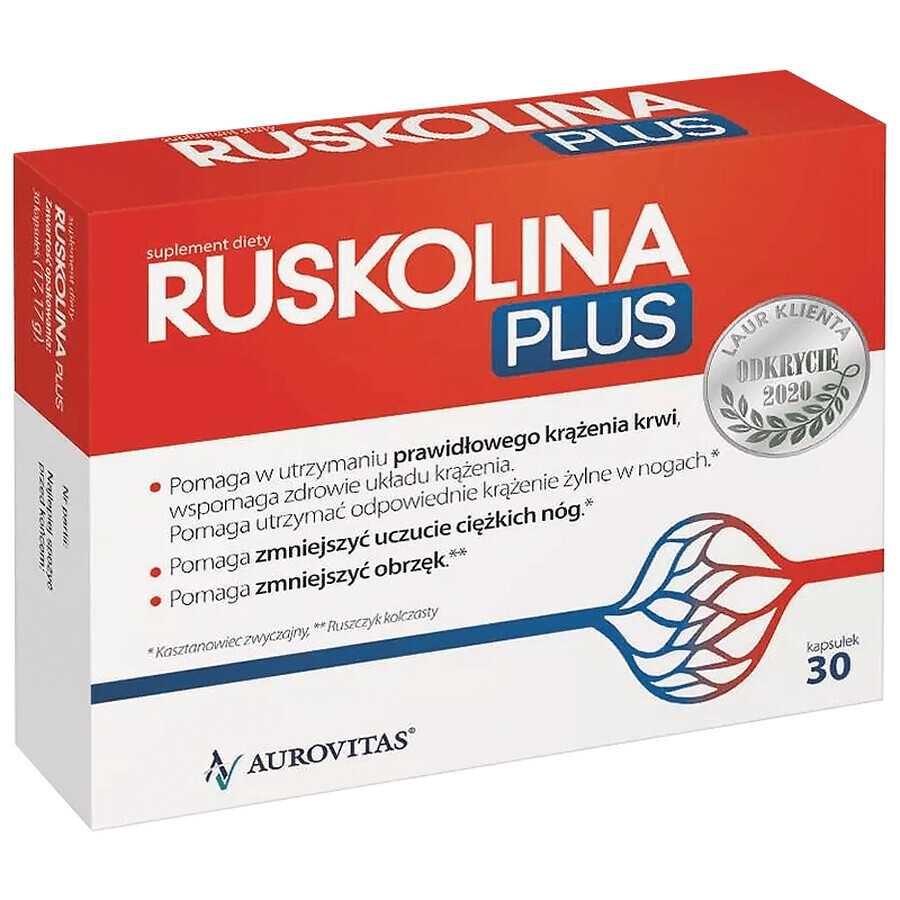 Ruskolina Plus Set, 2 x 30 Kapseln