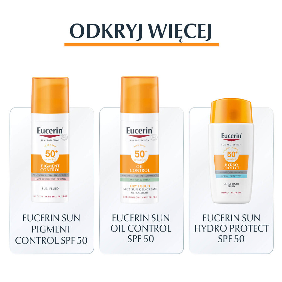 Eucerin Sun Sensitive Protect, Schutzcreme für empfindliche Haut, SPF 50+, 50 ml