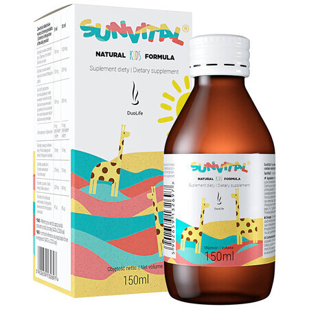 Duolife Natural Kids Formula Sunvital, Sirup, 150 ml