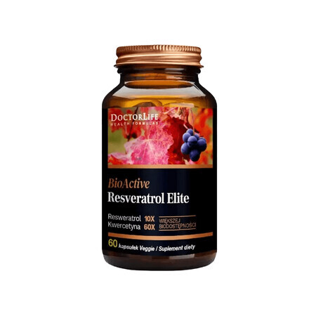 Doctor Life Resveratrol Elite BioActive, 60 gélules végétales