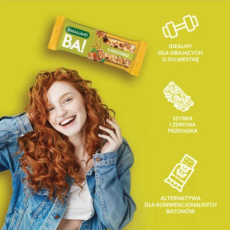 Bakaland BA! Cereal bar, 5 nuts, 40 g
