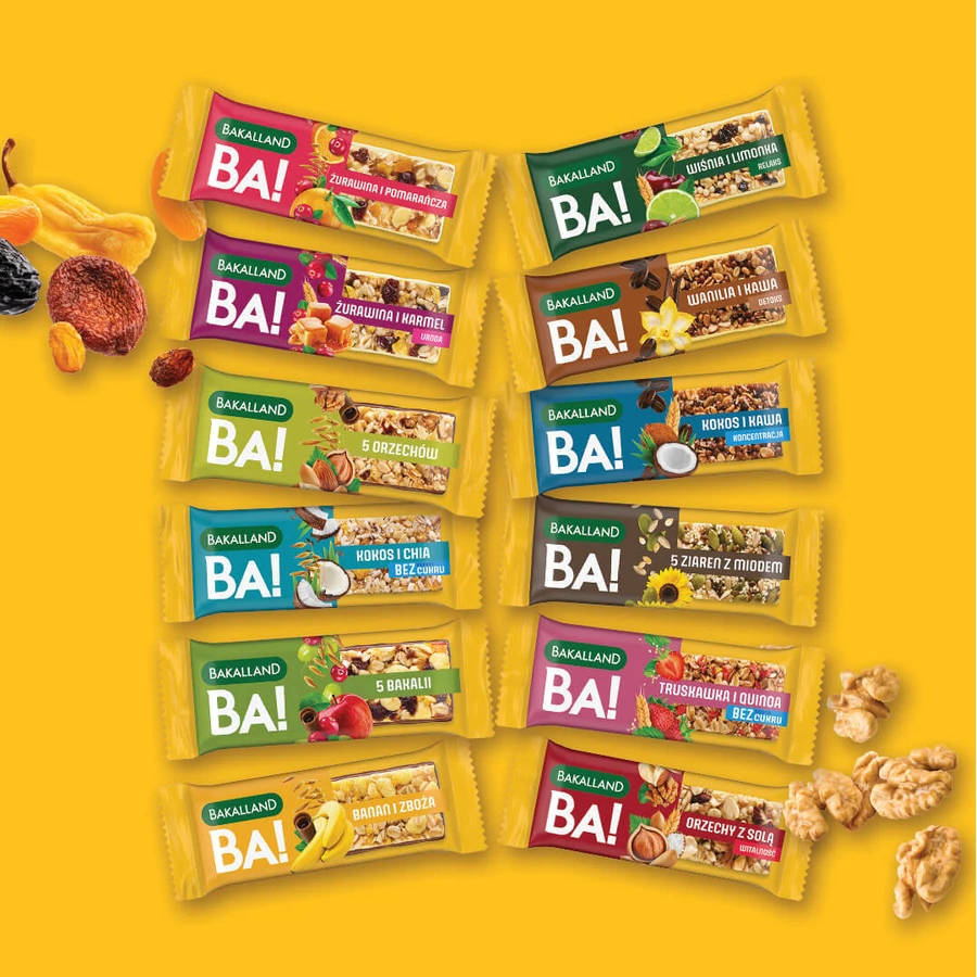 Bakalland BA! Graanreep, banaan en granen, 40 g