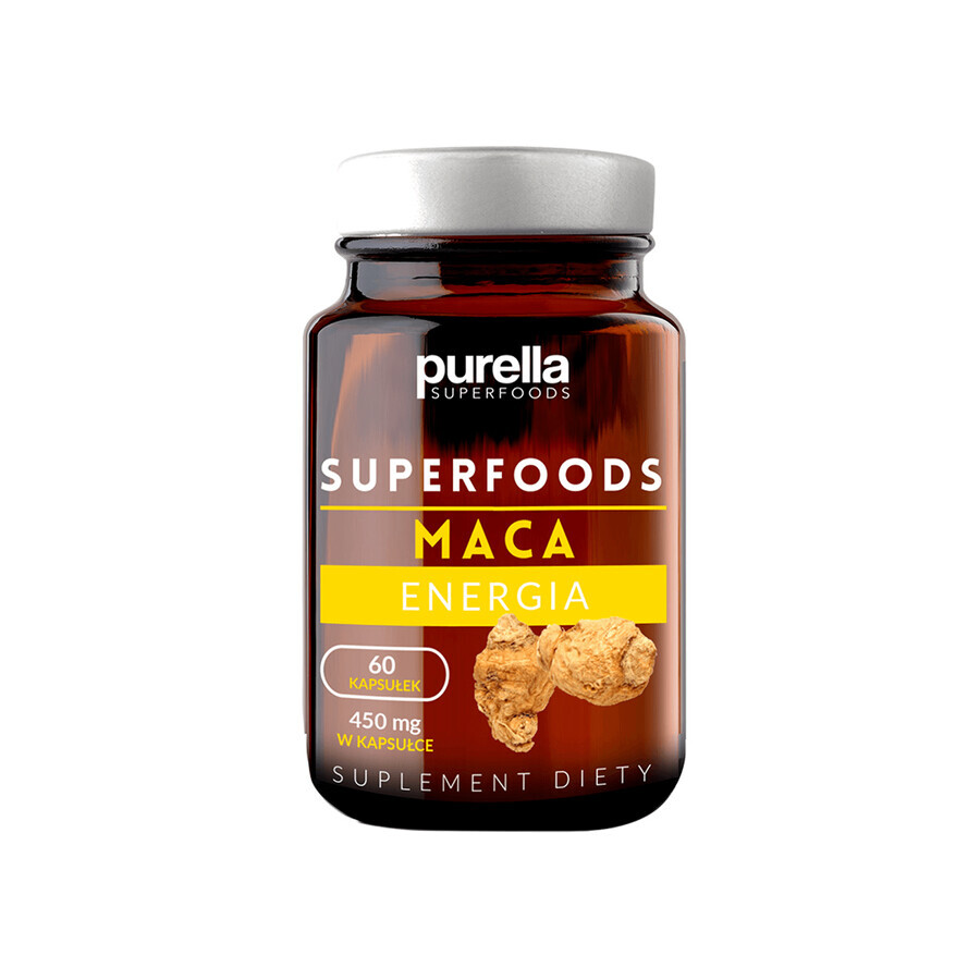 Purella Superfoods Maca Energie, 60 Kapseln