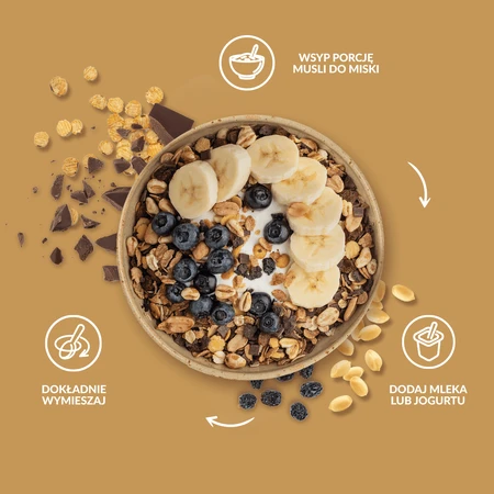 Purella Superfoods Super Eiwit Muesli, 200 g