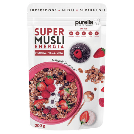 Purella Superfoods Super Muesli Energy, 200 g