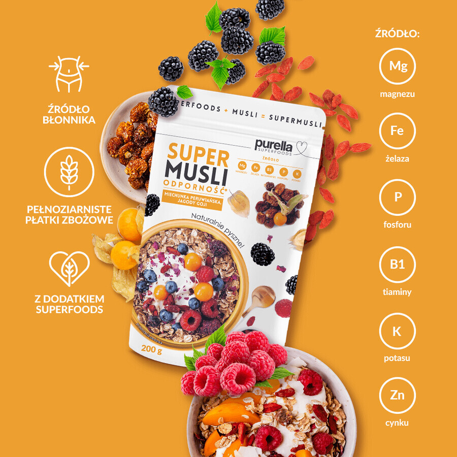 Purella Superfoods Super Müsli Immunität, 200 g