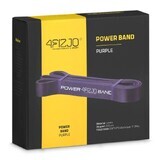 4Fizjo Power Band, exercise resistance band, purple, 17-26 kg