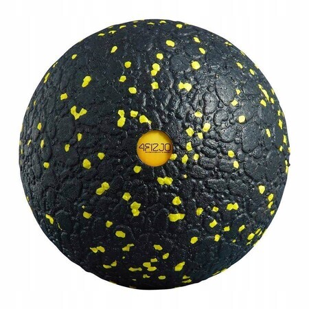 4Fizjo, EEP-Massageball, schwarz/gelb, 8 cm