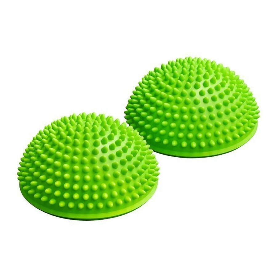 4Fizjo, sensory hemispheres, green, 16 cm, 2 pieces