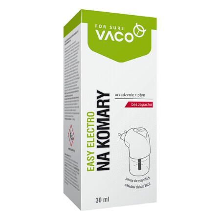 Vaco Easy Electro Mückenschutz, Gerät + Mückenschutzmittel, 30 ml