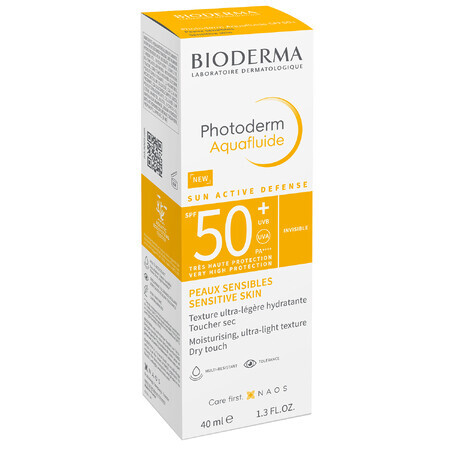 Bioderma Photoderm Aquafluide Ultra Light Sunscreen for Normal Skin Clear SPF 50+ 40ml