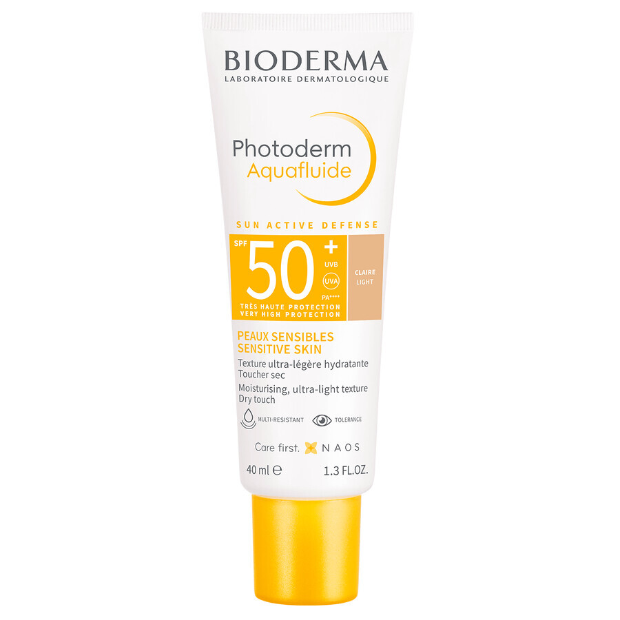 Bioderma Photoderm Aquafluide Ultra Light Sunscreen for Normal Light Skin SPF 50+ 40ml