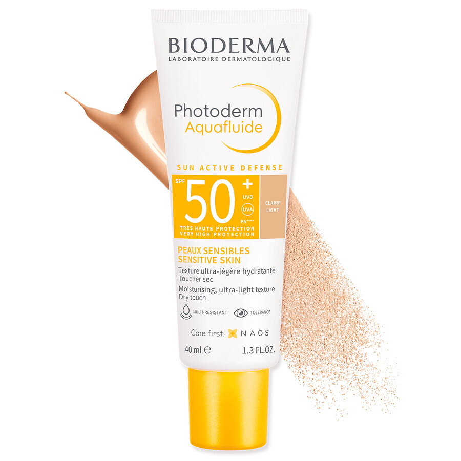 Bioderma Photoderm Aquafluide Ultra Light Sunscreen for Normal Light Skin SPF 50+ 40ml