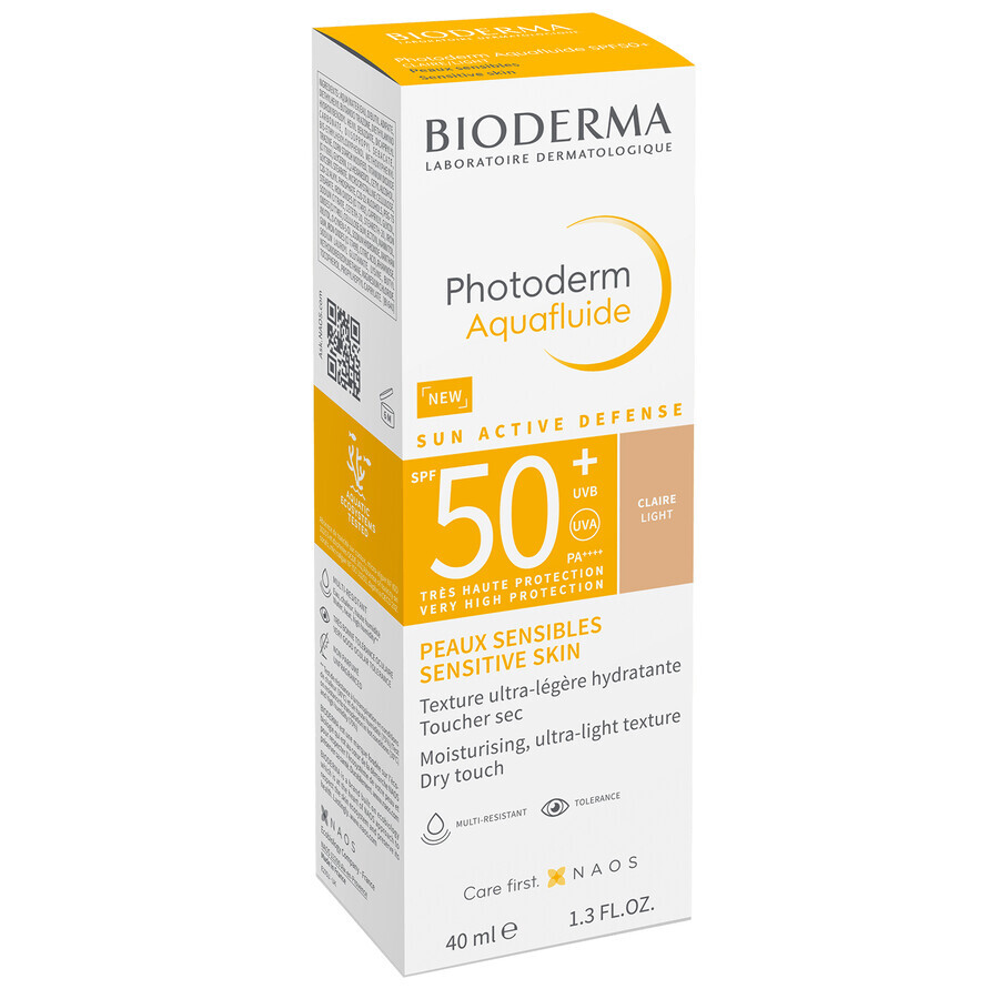 Bioderma Photoderm Aquafluide Ultra Light Sunscreen for Normal Light Skin SPF 50+ 40ml