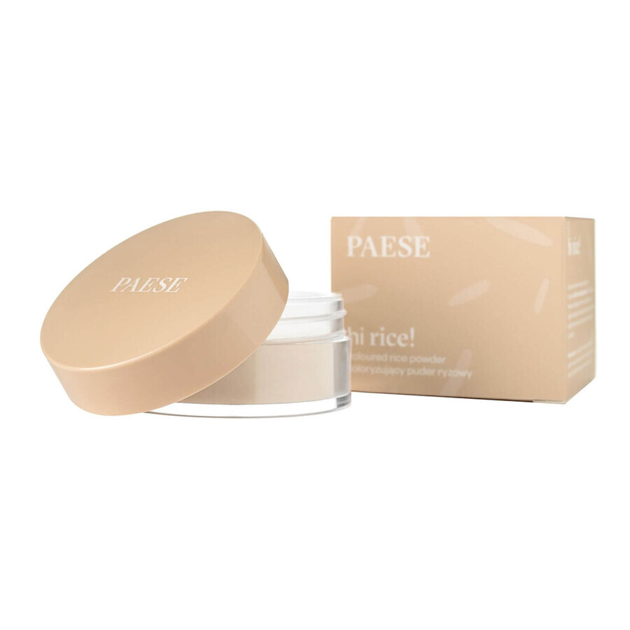 Paese Hi Rice, poudre de riz colorante, 10 beige clair, 10 g