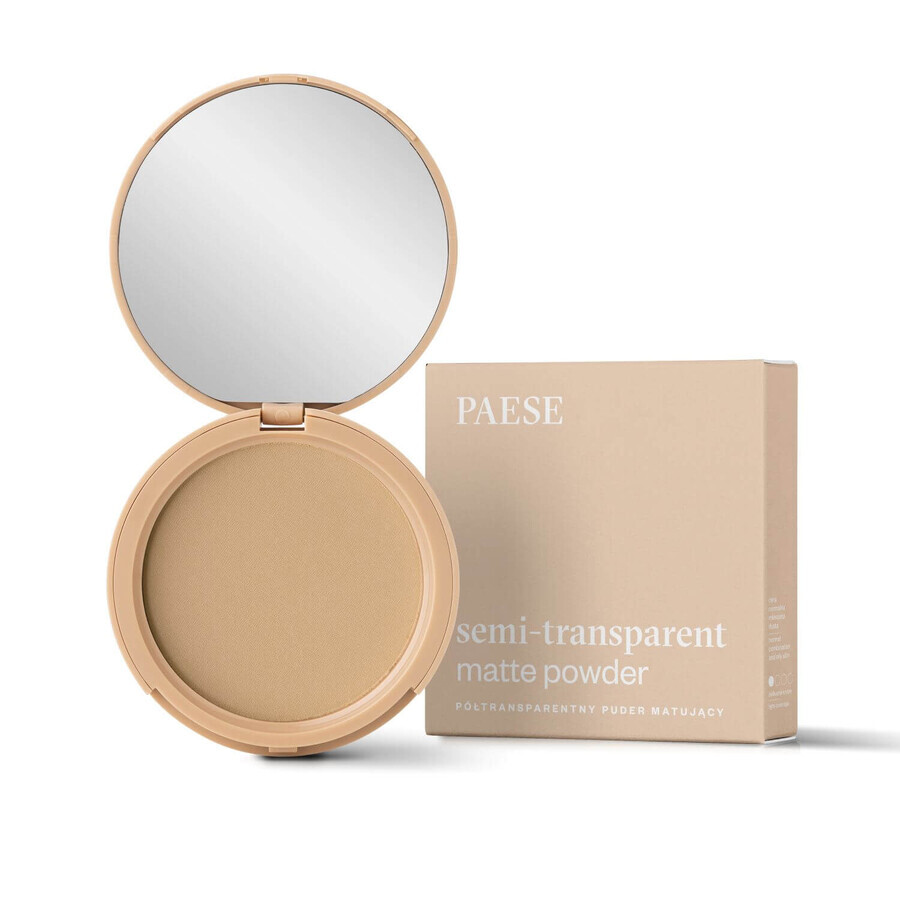 Paese, semi-transparent mattifying powder, 3A golden beige, 9 g