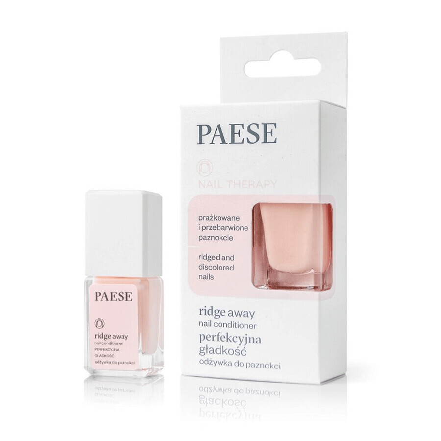 Paese Nail Therapy, conditionneur pour ongles décolorés Ridge away, 8 ml