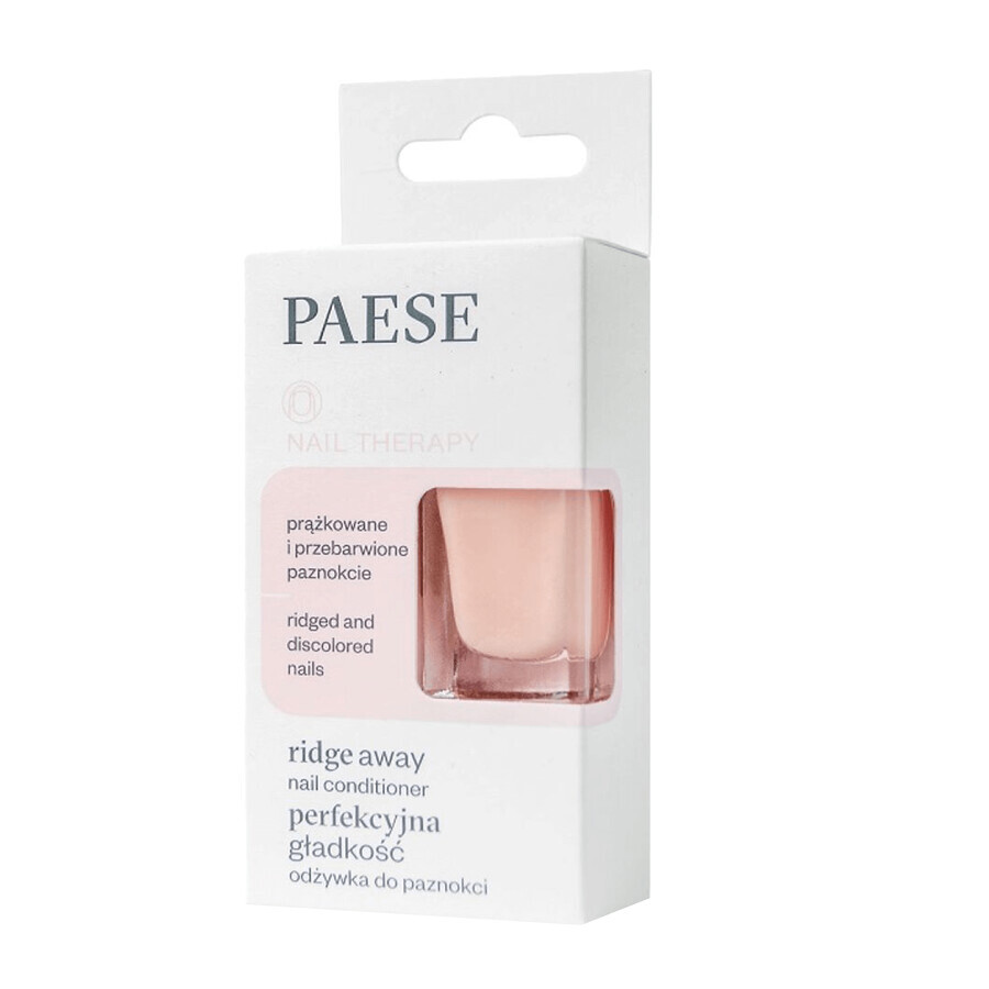 Paese Nail Therapy, conditionneur pour ongles décolorés Ridge away, 8 ml