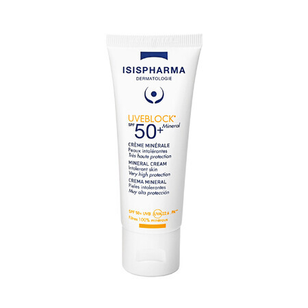 IsisPharma Uveblock, beschermende kleurende minerale crème, SPF 50+, 40 ml