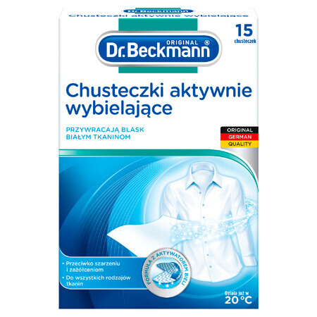 Dr. Beckmann, aktive Aufhellungstücher, 15 Stück