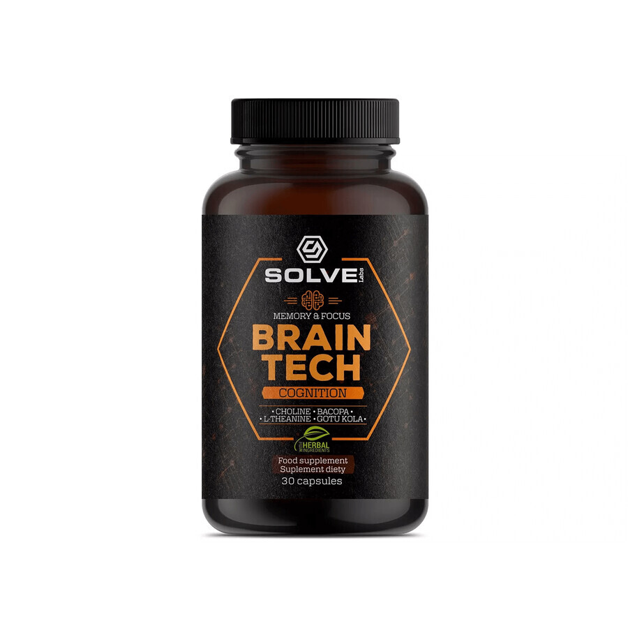 Solve Labs Brain Tech Cognition, 60 Kapseln