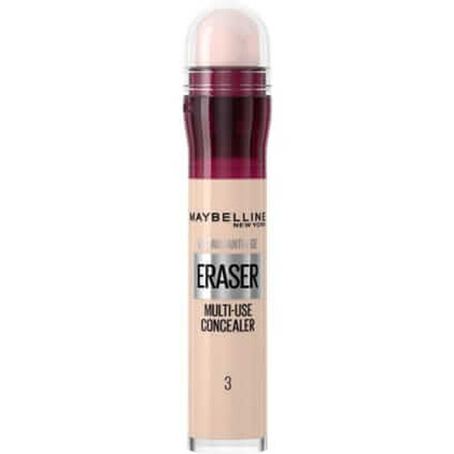 Maybelline Instant Eraser, multifunctional face concealer, 03 Fair, 6.8 ml