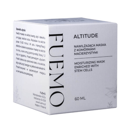 Fuemo Altitude, masque hydratant aux cellules souches, 60 ml