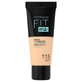 Maybelline Fit Me! Matte and Poreless, mattifying foundation, no. 115, Ivory, 30 ml
