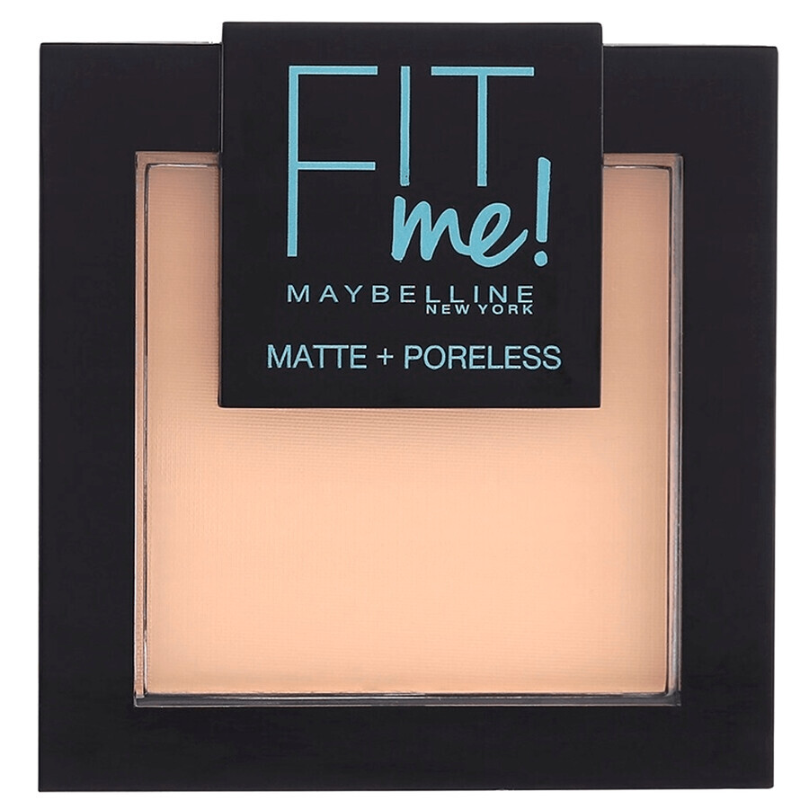 Maybelline Fit Me! Matte and Poreless, pudră matifiantă, nr. 104, Soft Ivory, 9 g