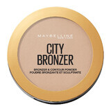 Maybelline City Bronzer, poudre bronzante pour le visage, 250 Medium Warm, 8 g