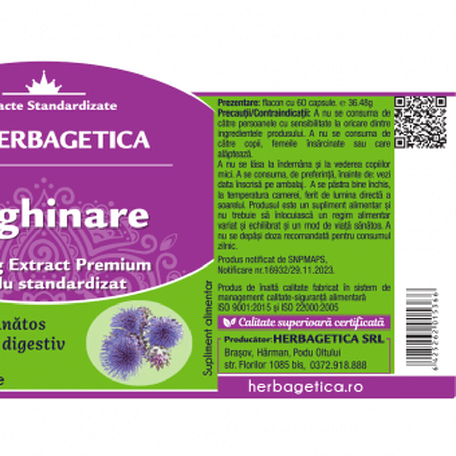 Herbagetica Anghinare x 60cps