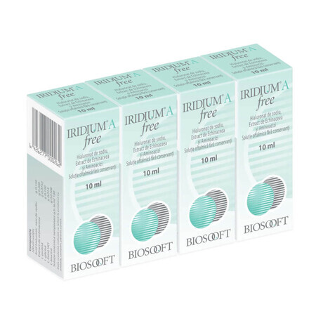 Iridium A Free Ophthalmische Lösung, 4х10 ml, BioSoft 