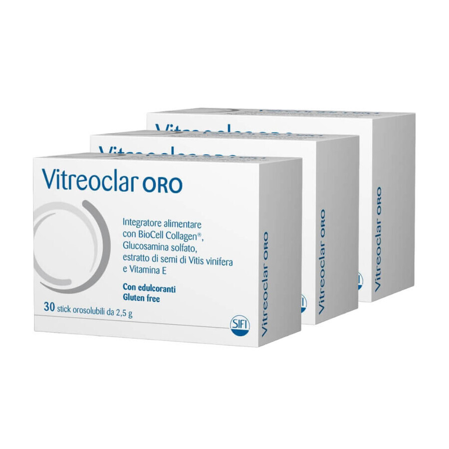 Vitreoclar Oro, 3x30 stickuri, Sifi