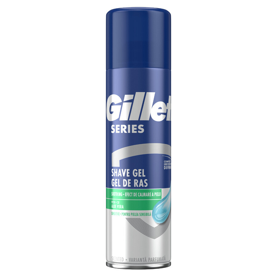 Sensitive Series Aloe Vera Beruhigendes Rasiergel, 200 ml, Gillette