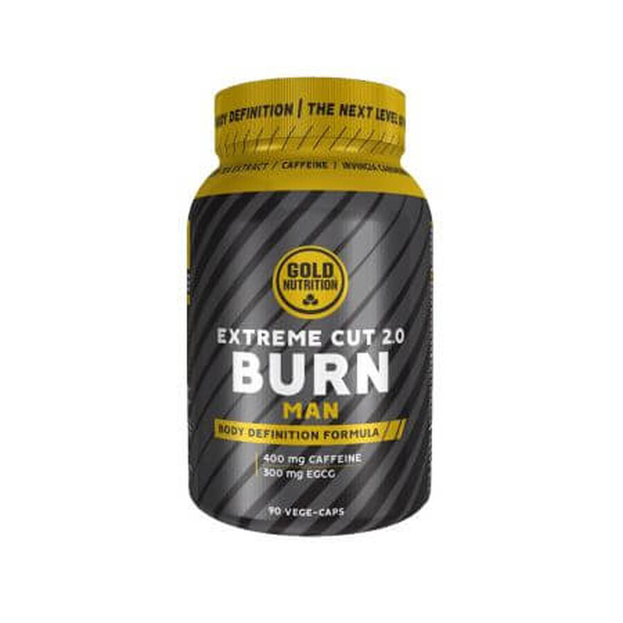 Extreme Cut Burn 2.0 Man, 90 capsule vegetale, Gold Nutrition