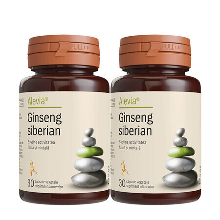 Sibirischer Ginseng Paket 30+30 Kapseln, Alevia