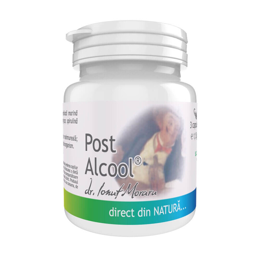 Post alcool, 3 capsule, Pro Natura