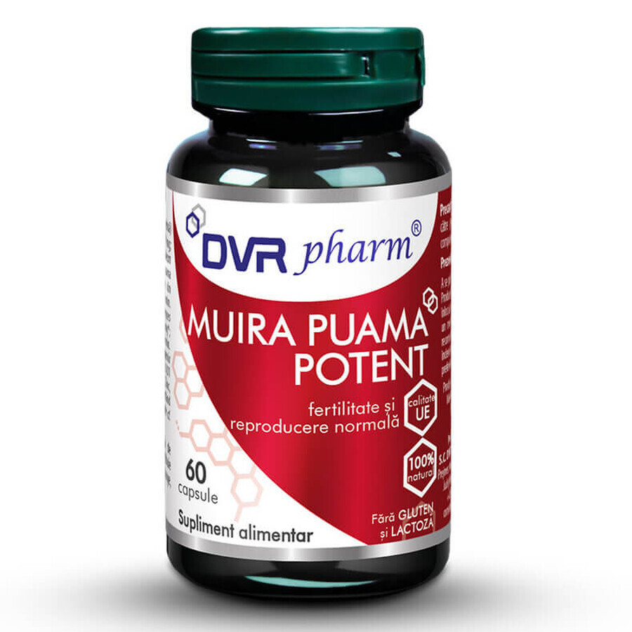 Muira Puama Potent, 60 Kapseln, Dvr Pharm