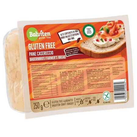 Glutenfreies geschnittenes Weißbrot Royal, 250 g, Balviten