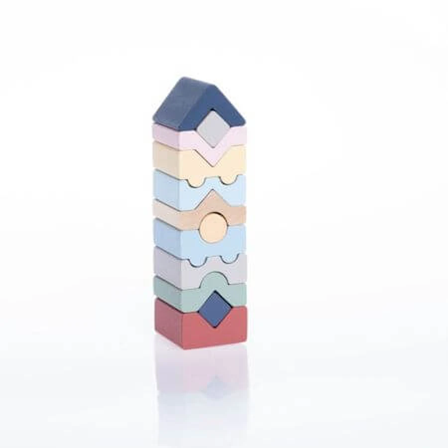 Holzspielzeug Baukasten Turm, Cubika