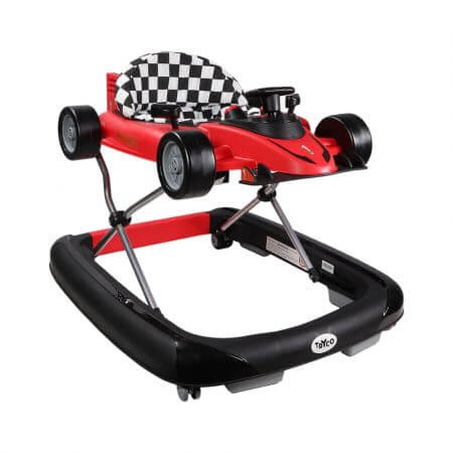 Premergator cu volan 2 in 1 Racer, 6 luni+, Red, Tryco