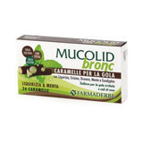 Mucolid caramels with licorice and mint, 24 pieces, Farmaderbe