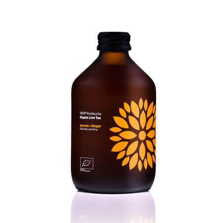 Bautura Bio Kombucha cu Acerola si Ginger, 330 ml, Vigo