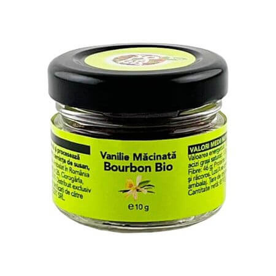 Vaniglia macinata di Bourbon biologica, 10 g, Solaris