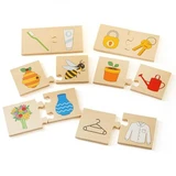 Wooden puzzle Pair, + 3 years, Big Jigs