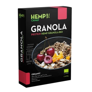 Protein-Hanf-Granola Bio, 400 Gramm, Canah