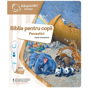 Interactive book Bible for children stories, +4 years, Raspundel Istetel