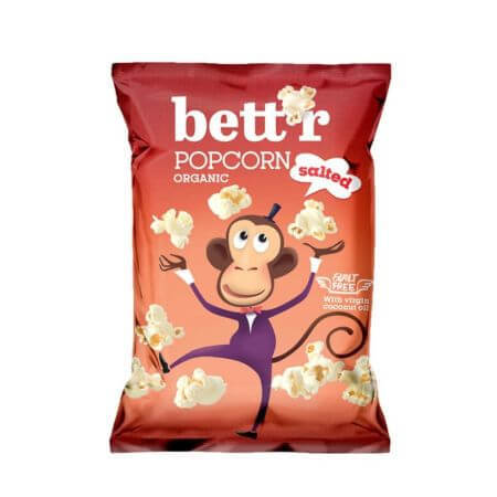 Popcorn salé sans gluten, 60 g, Bettr