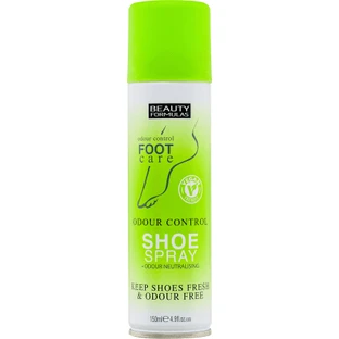 beauty formulas Antibacterial and antifungal deodorant spray for shoes, 0.15 l
