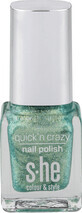 She colour&amp;amp;style Quick&#39;n crazy Nagellack 323/801, 6 ml